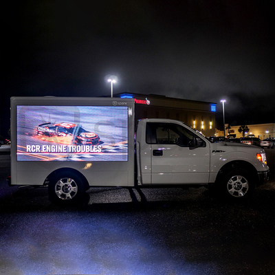 Digital Electronic Mobile Led Advertising Truck P6 P8 P10 1024x768mm Besar