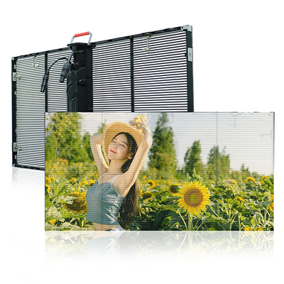 Self Adhesive Transparan Led Display Film SMD2121 3.91x7.81mm 3D Stage
