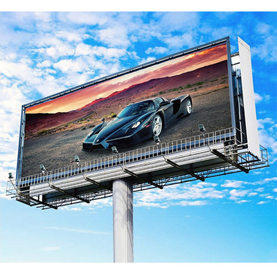 3D Outdoor building Advertising LED Billboard P8 P10 Tampilan Layar