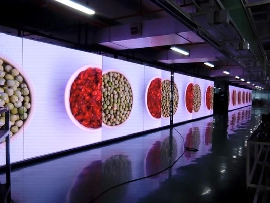 Supermarket Full Color Indoor 4k LED Video Wall TV Screen Untuk Konser Panggung
