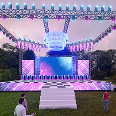 Dirakit dengan Cepat Dibongkar Real Front Service Full Color Video Wall P2.6 P2.97