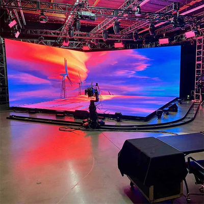 XR Studio Background Led Wall, Tampilan Led Hd Immersive 3D Dalam Ruangan