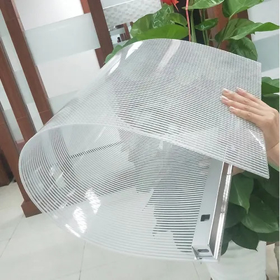 Desain Baru Papan PCB Dalam Ruangan Fleksibel Lembut Melengkung Transparan Wall Mounted Led Display Screen