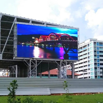 Tampilan Layar Iklan Luar Ruangan Dinding Video LED Tahan Air yang Disesuaikan