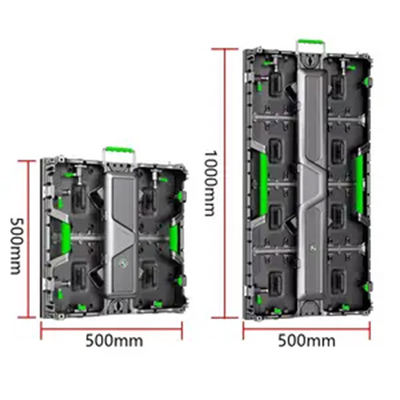 Layar Tampilan LED Aluminium Die Cast Luar Ruangan Penuh Warna P2.9 P3.9 Sewa Dinding Video LED