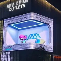 Waterproof HD Naked Eye 3D Led Display Digital Outdoor Advertising LED Billboard P6 P8 P10