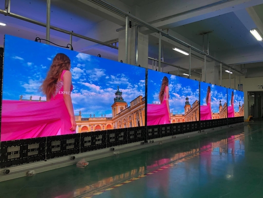 Full Color Ultrathin Fixed Indoor 4K LED Video Wall Panel Tampilan Layar SMD HD