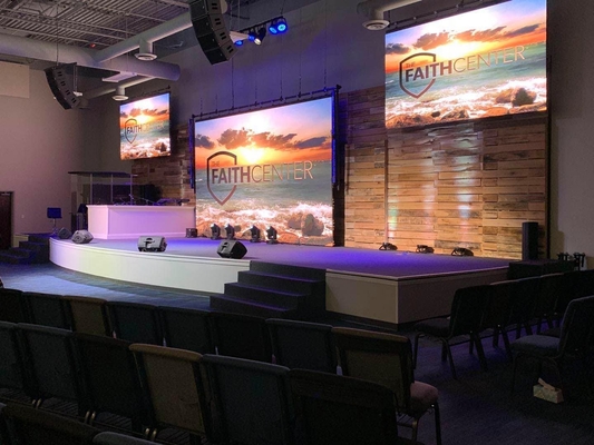 Full Color Outdoor Rental Kabinet Aluminium Tampilan Layar LED P2.6 P2.9 P3.91 P4.81