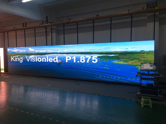 Dinding Video Led Dalam Ruangan Penuh Warna P1.25 P1.875 P2.5 Tampilan Layar Led HD