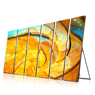 55 Inch Indoor Digital Signage Dan Tampilan Layar LED Poster P2 Mobile Pantalla Untuk Pusat Perbelanjaan