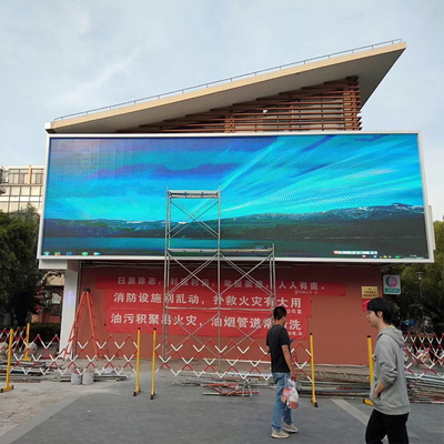 Iklan Komersial LED Tampilan Layar Panel Billboard P10 P8 960x960 Fleksibel