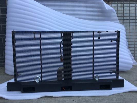 Kaca Dinding Layar Tirai LED Suhu Kerja -10 ~ 40 Tampilan Instalasi Mudah