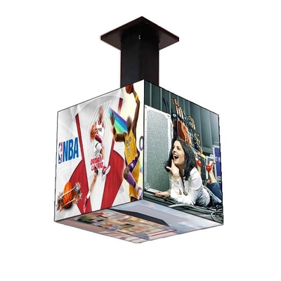 4 - 5 Sisi Kontrol Cerdas Cubic Led Display Commercial Advertising Magic Box