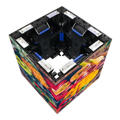 Resolusi tinggi King Visionled 384*384mm P3 layar tampilan panel Cube dalam ruangan