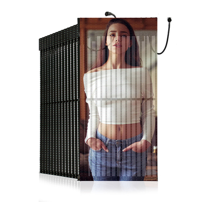 Iklan Layar Tirai LED Tahan Air Transparan Pantalla Videotron P15