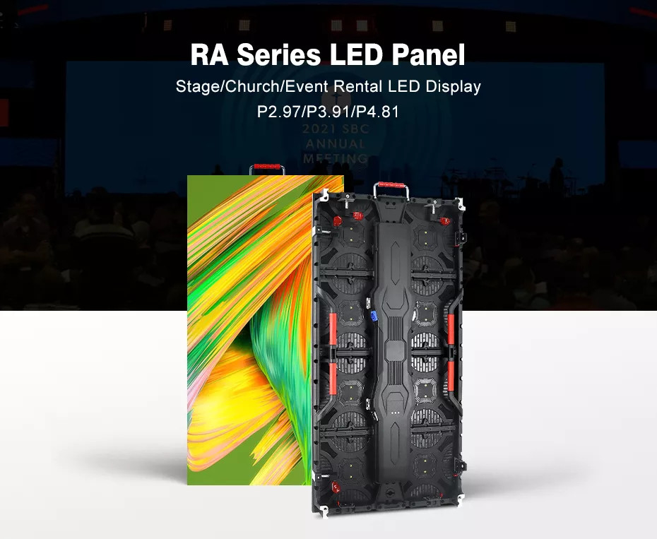 500x500mm Die Casting Aluminium Panel Indoor Full Color Led Display P2.6 P2.9 P3.91
